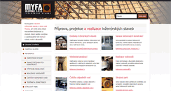 Desktop Screenshot of myfa.cz
